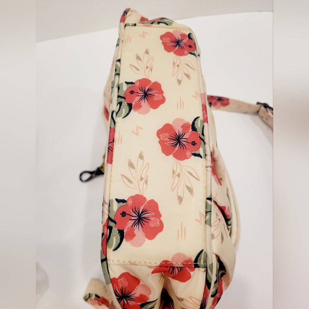 Lug Mambo Cream and Red Floral Crossbody Bag - Picture 6 of 7